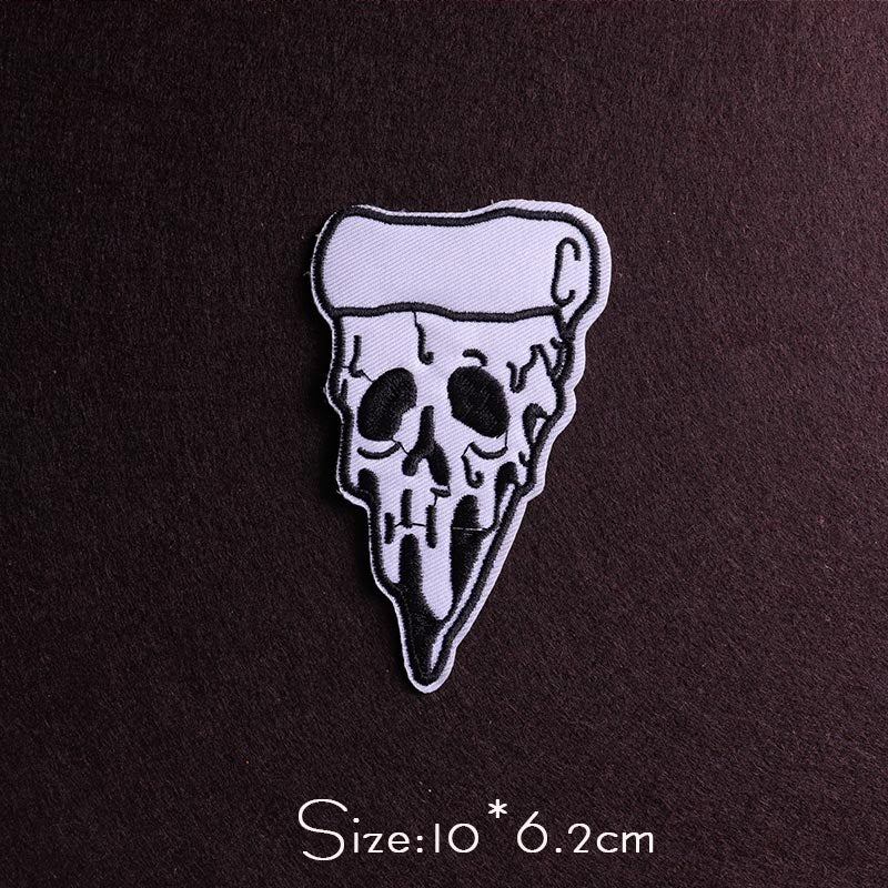 Punk Diy Embroidery Patches For Clothing Iron On Letter Embroidered Patches For Clothes Stripe Stickers For Shirt Jacket Badges