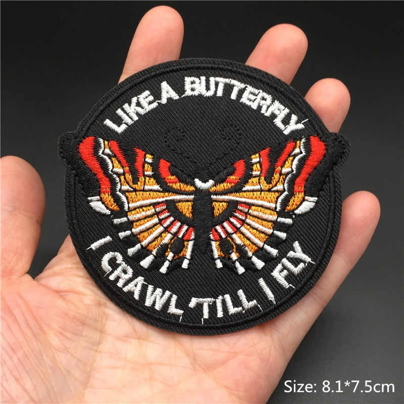 Cartoon Badges Clothes Embroidery Patch Applique Diy Sewing Decorative Ironing Patches For T-Shirt Stripes Clothing Stickers