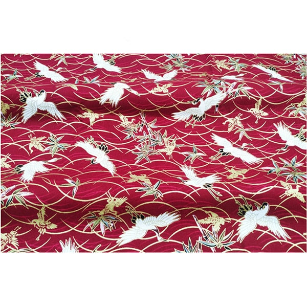 DIY 35x50CM Multicolor Japan Zephyr Pattern Cotton Pur-cut Patchwork Japanese Fabric Sewing Quilting Crafts for Handmade