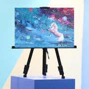 Portable Adjustable Metal Sketch Easel Stand Foldable Travel Easel Aluminum Alloy Easel Sketch Drawing For Artist Art Supplies
