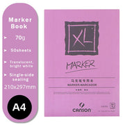 CANSON XL Series Creative Painting Book 16K/8K/A4/A3 Sketch/Marker/Acrylic/Watercolor/Pencil/Toner Stick Book Kraft Paper Book