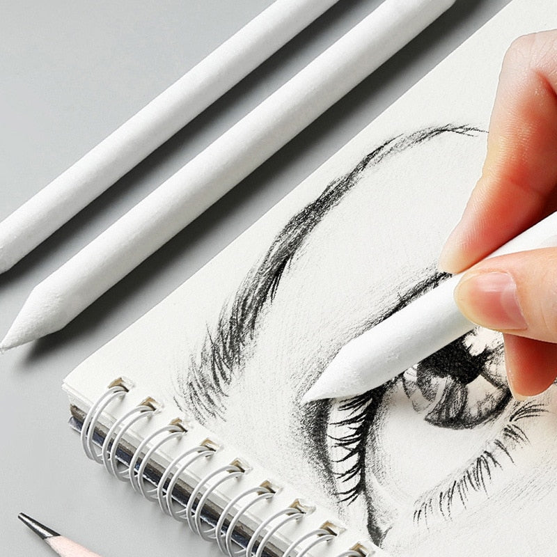 KDD Double Head Durable Art Drawing Tool Pastel New Blending Smudge Tortillon Material Escolar Sketching Paper Pencil