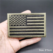 3D Tactical Badge Military Patches for Clothing Blood Type US Army Stripes on Clothes Backpack Applique Spain Flag Embroidered