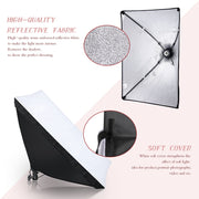Photo Studio Equipment Photography Softbox Lighting Kit 50x70CM Professional Continuous Light System Soft box
