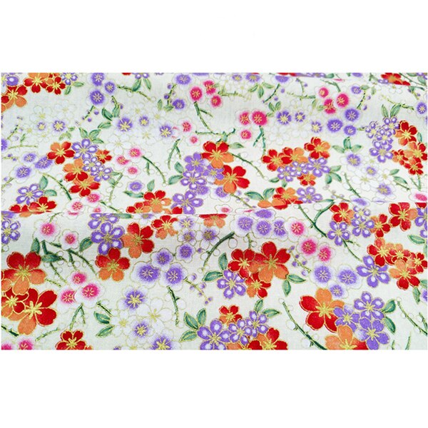 DIY 35x50CM Multicolor Japan Zephyr Pattern Cotton Pur-cut Patchwork Japanese Fabric Sewing Quilting Crafts for Handmade