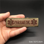 3D Tactical Badge Military Patches for Clothing Blood Type US Army Stripes on Clothes Backpack Applique Spain Flag Embroidered