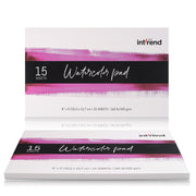 Professional 15 Sheets 300gsm Watercolor Paper Pad Blank Hand Painted Watercolor Sketch Book for Artist Student Art Supplies