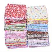 50pcs Squares 10*10cm Colorful Patchwork Cotton Sewing Fabric Quilt Material DIY Home Quarters Handcraft Needlework Fabric