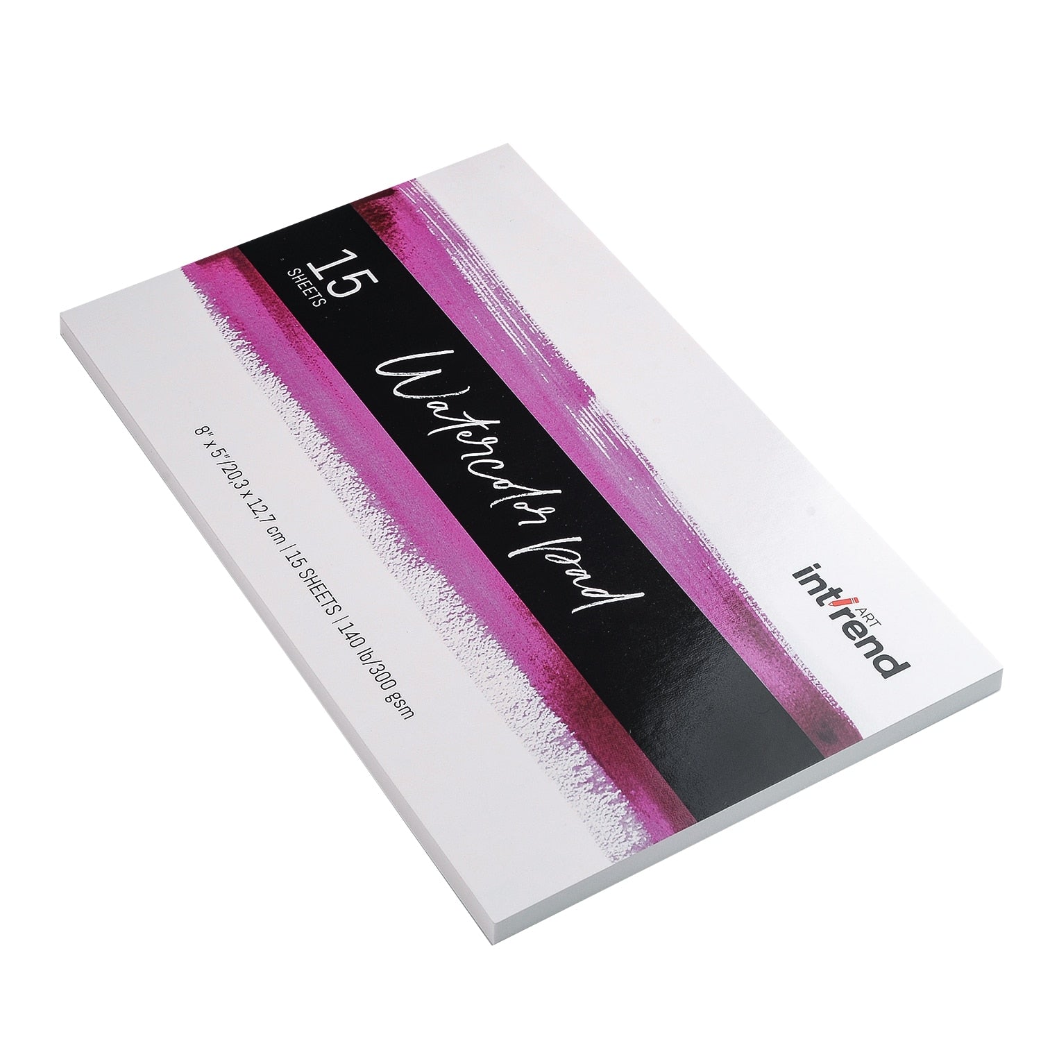 Professional 15 Sheets 300gsm Watercolor Paper Pad Blank Hand Painted Watercolor Sketch Book for Artist Student Art Supplies