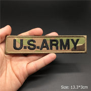 3D Tactical Badge Military Patches for Clothing Blood Type US Army Stripes on Clothes Backpack Applique Spain Flag Embroidered