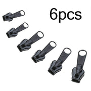 6Pcs Fix Zipper DIY Zip Slider Repair Kit Replacement For Zip Fastenings Sewing Tailor Tools Clothing Accessories
