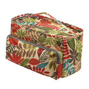 2020 Yarn Storage Bag With Maple Leaves Knitting Tote Bag Orange Square Bag for Thread Wool Yarn Crochet Hooks Knitting Needles
