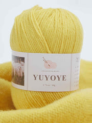 YUYOYE 100% Cashmere Yarn Hand-Knitting Wool Yarn 4-Ply Luxury Warm Yarn Crochet Soft Thread DIY Handcraft Handmade Wool Line