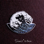 Punk Diy Embroidery Patches For Clothing Iron On Letter Embroidered Patches For Clothes Stripe Stickers For Shirt Jacket Badges