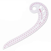 4Pcs Sewing Ruler Set Pattern Design Metric Ruler French Curve Pattern Grading Drawing Rules Paddle Whee Tailor Measuring Kit