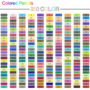 Brutfuner 12/48/72/120/160/180/260 Colors Oil Colored Pencils Set Drawing Sketch Colour Pencil For School Student Art Supplies