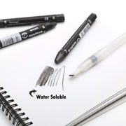 Graphite Stick Set - Water Soluble - 4B 6B 10B, Art Drawing Supplies for Sketch &amp; Shading Pencils, Artist Sketching - 3 Pcs