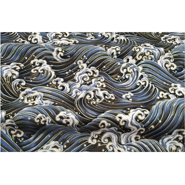 DIY 35x50CM Multicolor Japan Zephyr Pattern Cotton Pur-cut Patchwork Japanese Fabric Sewing Quilting Crafts for Handmade