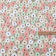 Pastrol Floral Cotton Fabric Printed Kids Quilting Cotton Twill Cloth For  DIY Sewing Craft Material