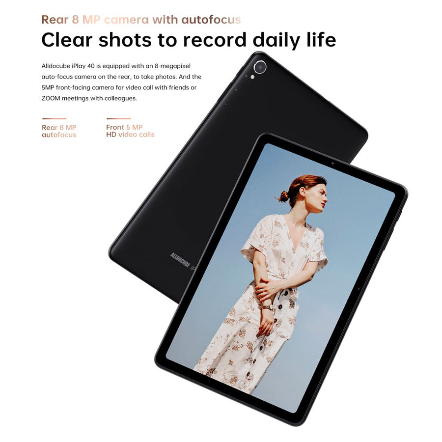 ALLDOCUBE iPlay 40 Tablet Android 2000*1200 IPS 8GB RAM 128G ROM One Cell Octa Core Phone Tablet PC Dual 4G lte BT5.0 CPU T618