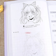 Drawing Book Manga Sketch Tutorial Comics Art Books Introduction for Kids Adults Line Drawing Basic Tutorial