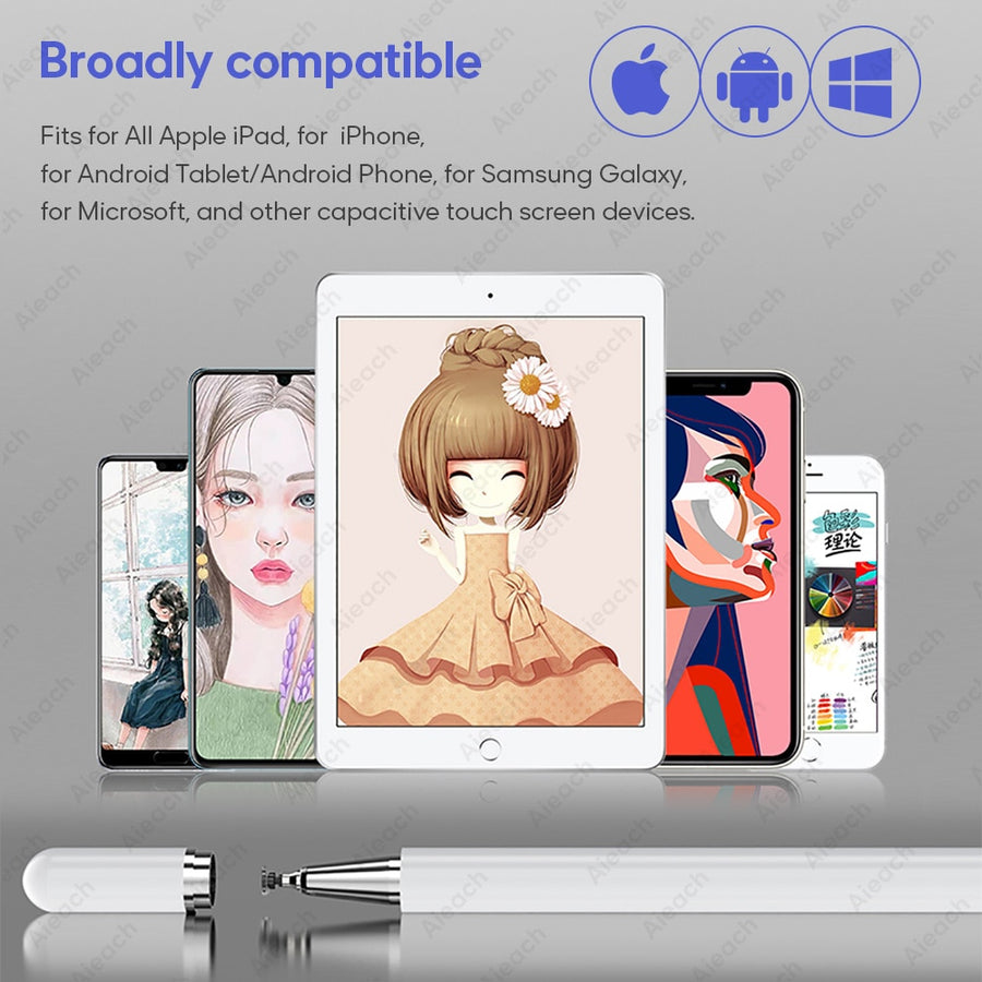 Universal Smartphone Pen For Stylus Android IOS Lenovo Xiaomi Samsung Tablet Pen Touch Screen Drawing Pen For Stylus iPad iPhone