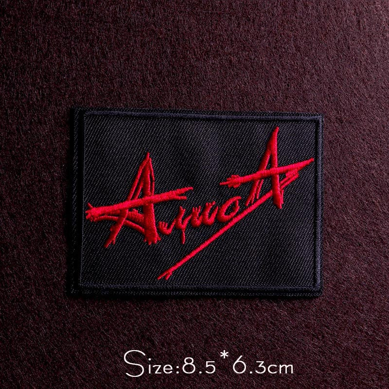 Punk Diy Embroidery Patches For Clothing Iron On Letter Embroidered Patches For Clothes Stripe Stickers For Shirt Jacket Badges