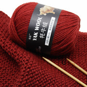 5pcs Yak Wool Yarn for Knitting Fine Worsted Blended Crochet Yarn Knitting Sweater Scarf Chunky Yarn