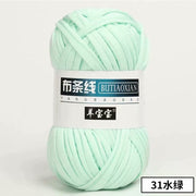 1pc 100g Thick Yarn Soft Colored Cloth Yarn for Hand Knitting Woven Bag Carpet DIY Hand-knitted Material
