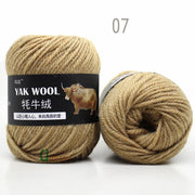 5pcs Yak Wool Yarn for Knitting Fine Worsted Blended Crochet Yarn Knitting Sweater Scarf Chunky Yarn