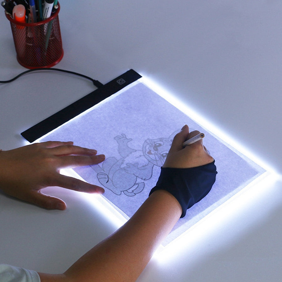 Led Drawing Copy Board Kids Toys to Draw 3 Level Dimmable Writing Tablet Creation for Children Educational Games Light Note Boar