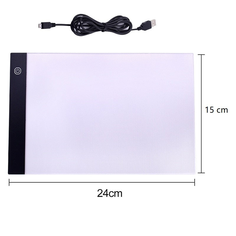 Led Drawing Copy Board Kids Toys to Draw 3 Level Dimmable Writing Tablet Creation for Children Educational Games Light Note Boar