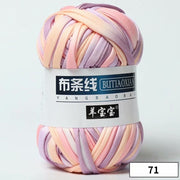 1pc 100g Thick Yarn Soft Colored Cloth Yarn for Hand Knitting Woven Bag Carpet DIY Hand-knitted Material