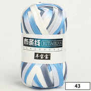 1pc 100g Thick Yarn Soft Colored Cloth Yarn for Hand Knitting Woven Bag Carpet DIY Hand-knitted Material