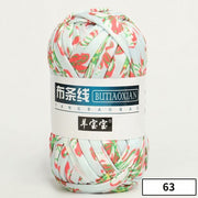 1pc 100g Thick Yarn Soft Colored Cloth Yarn for Hand Knitting Woven Bag Carpet DIY Hand-knitted Material