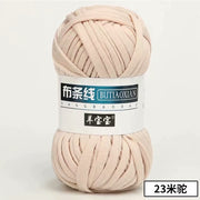 1pc 100g Thick Yarn Soft Colored Cloth Yarn for Hand Knitting Woven Bag Carpet DIY Hand-knitted Material