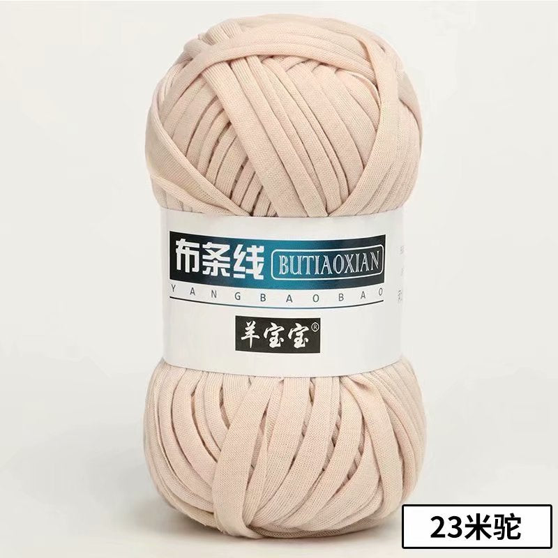 1pc 100g Thick Yarn Soft Colored Cloth Yarn for Hand Knitting Woven Bag Carpet DIY Hand-knitted Material