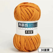 1pc 100g Thick Yarn Soft Colored Cloth Yarn for Hand Knitting Woven Bag Carpet DIY Hand-knitted Material