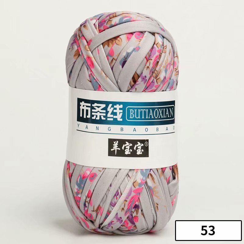 1pc 100g Thick Yarn Soft Colored Cloth Yarn for Hand Knitting Woven Bag Carpet DIY Hand-knitted Material