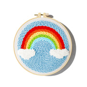 Punch Needle Embroidery Kit with Yarn for Beginners Easy Embroidery DIY Needlework Wool Work Home Decor Custom Embroidery
