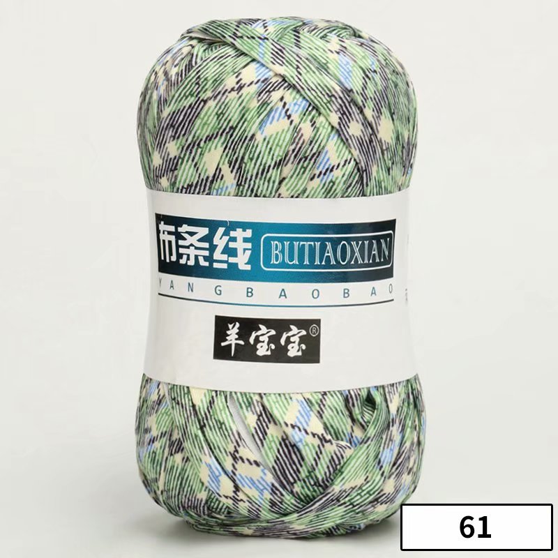 1pc 100g Thick Yarn Soft Colored Cloth Yarn for Hand Knitting Woven Bag Carpet DIY Hand-knitted Material