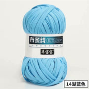 1pc 100g Thick Yarn Soft Colored Cloth Yarn for Hand Knitting Woven Bag Carpet DIY Hand-knitted Material