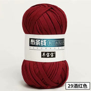 1pc 100g Thick Yarn Soft Colored Cloth Yarn for Hand Knitting Woven Bag Carpet DIY Hand-knitted Material