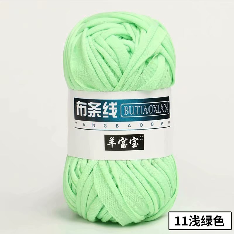 1pc 100g Thick Yarn Soft Colored Cloth Yarn for Hand Knitting Woven Bag Carpet DIY Hand-knitted Material