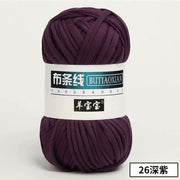 1pc 100g Thick Yarn Soft Colored Cloth Yarn for Hand Knitting Woven Bag Carpet DIY Hand-knitted Material