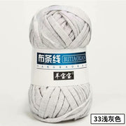 1pc 100g Thick Yarn Soft Colored Cloth Yarn for Hand Knitting Woven Bag Carpet DIY Hand-knitted Material