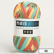 1pc 100g Thick Yarn Soft Colored Cloth Yarn for Hand Knitting Woven Bag Carpet DIY Hand-knitted Material
