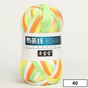 1pc 100g Thick Yarn Soft Colored Cloth Yarn for Hand Knitting Woven Bag Carpet DIY Hand-knitted Material