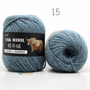 5pcs Yak Wool Yarn for Knitting Fine Worsted Blended Crochet Yarn Knitting Sweater Scarf Chunky Yarn