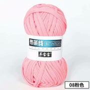 1pc 100g Thick Yarn Soft Colored Cloth Yarn for Hand Knitting Woven Bag Carpet DIY Hand-knitted Material